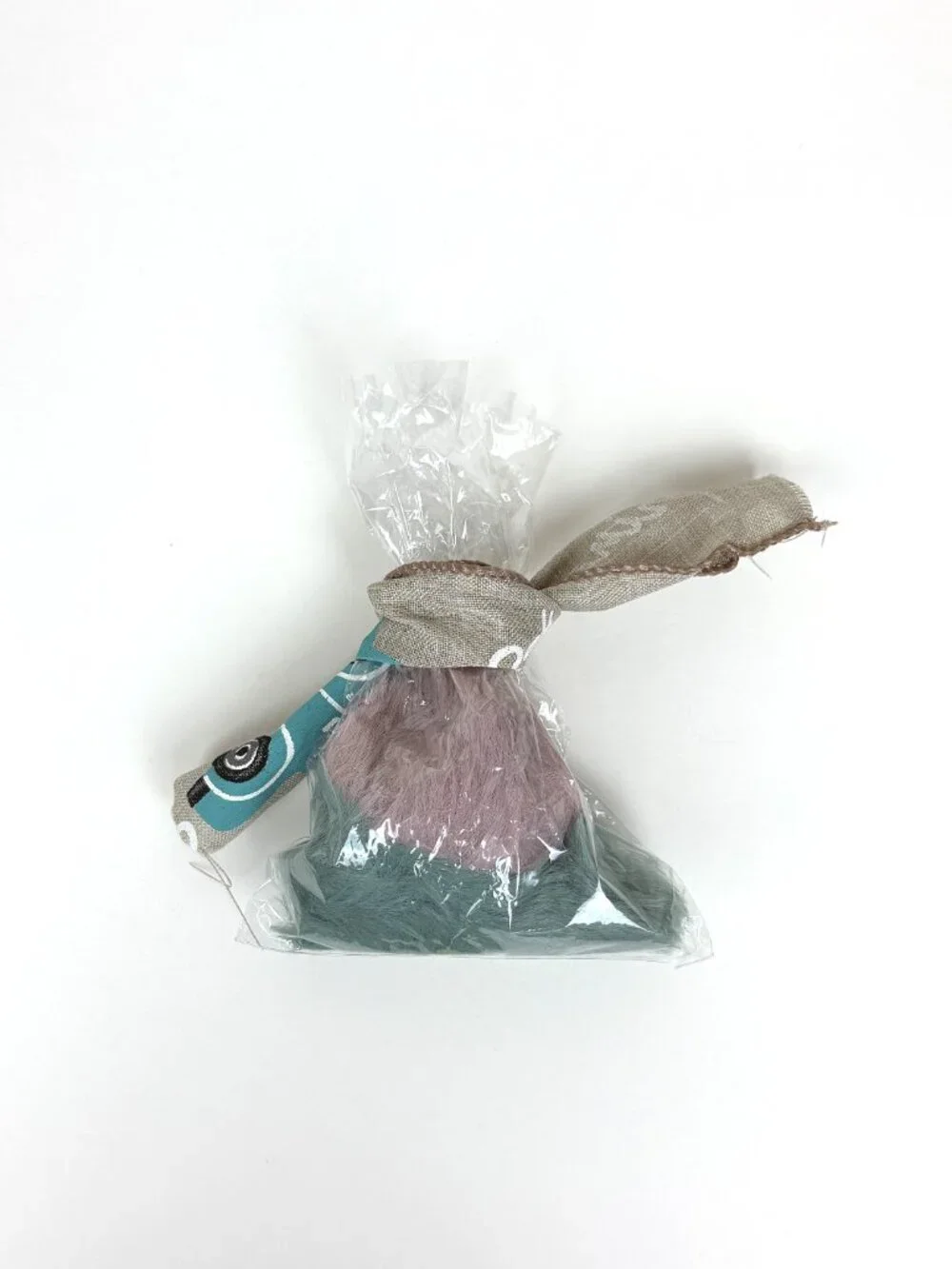Cute set of soft fluffy fuzzy faux fur scrunchies pom pom hair ties. New